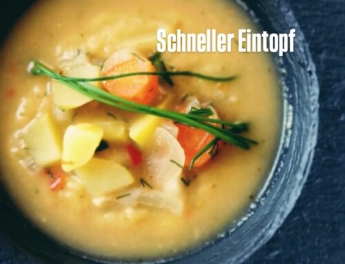 schneller Gemüseeintopf mit Polenta